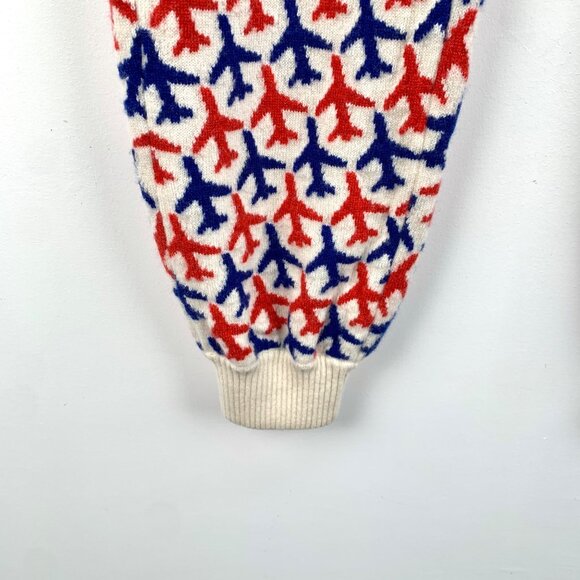 Chanel Airport Series Airplane Embroidered Cashmere Drawstring Knit Joggers - Picture 4 of 8